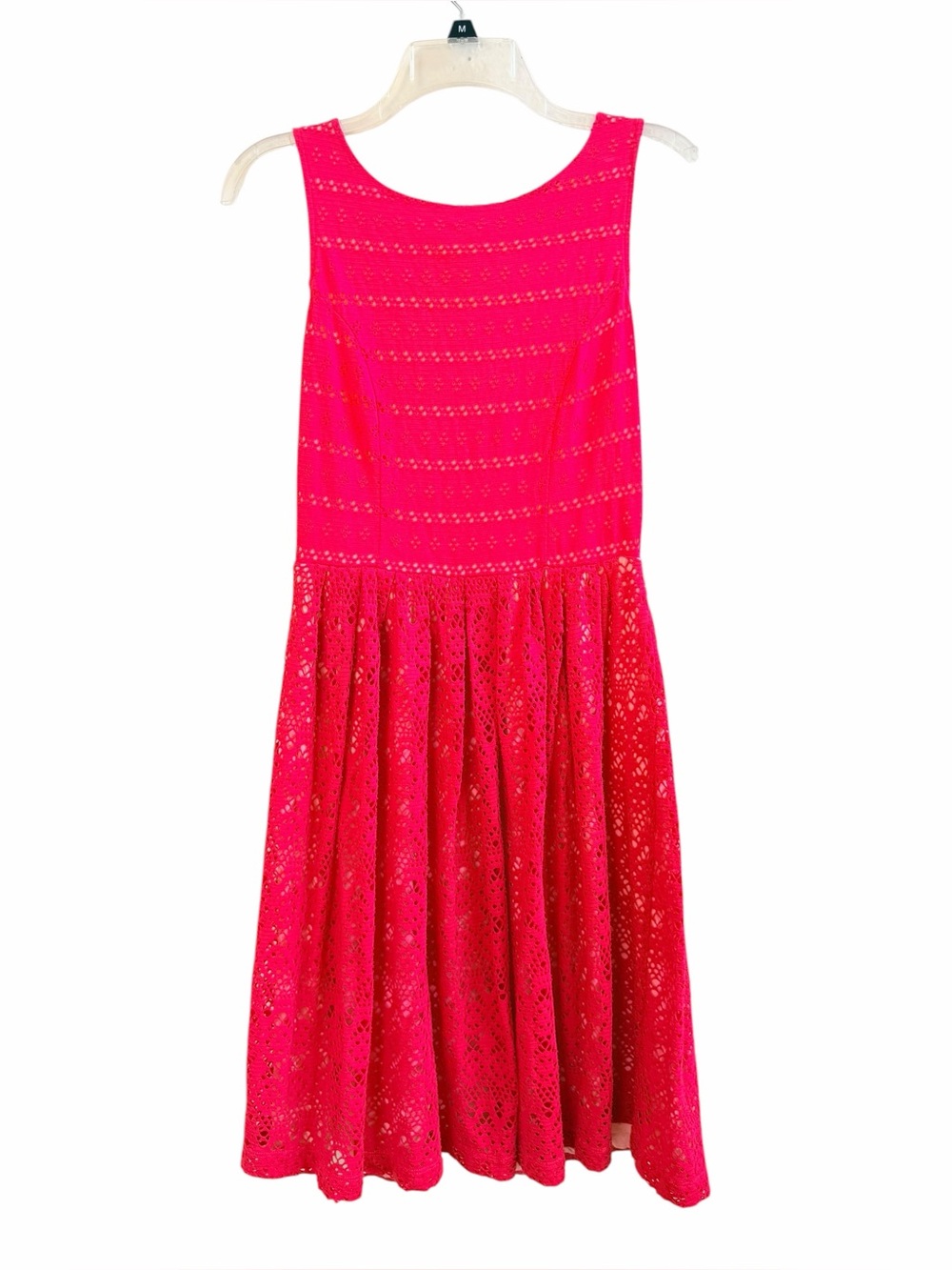 Anthropologie Sunstream red lace dress - Picture 3 of 8